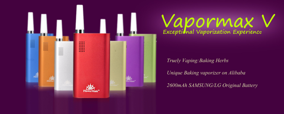 2014 Newest Innovative New Design Portabale Dry Herb Vaporizer Flowermate Vapormax V for Baked Tobacco with wholesale price