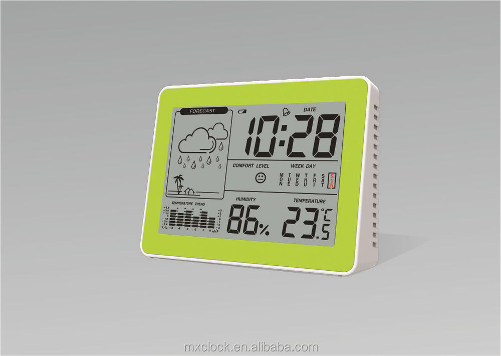 ビジネスギフトyd8230e装飾的なテーブルクロックデジタル温度計問屋・仕入れ・卸・卸売り
