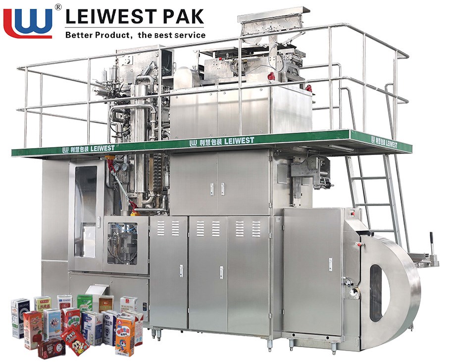 Leiwest朴全自動無菌レンガカートン充填機用液体食品LWG-1仕入れ・メーカー・工場