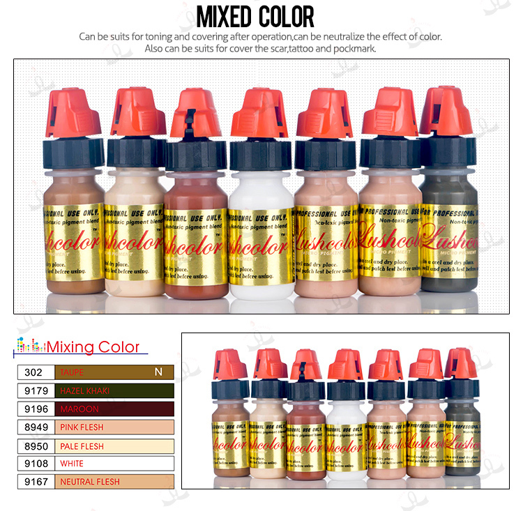 高品質lushcolormicropigments38色インク恒久的なメイクアップ 問屋・仕入れ・卸・卸売り