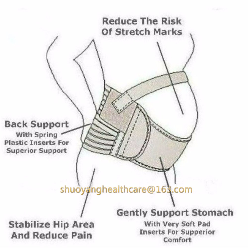 High Quality Breathable Elastic Maternity Support Belt Best Sell Pus