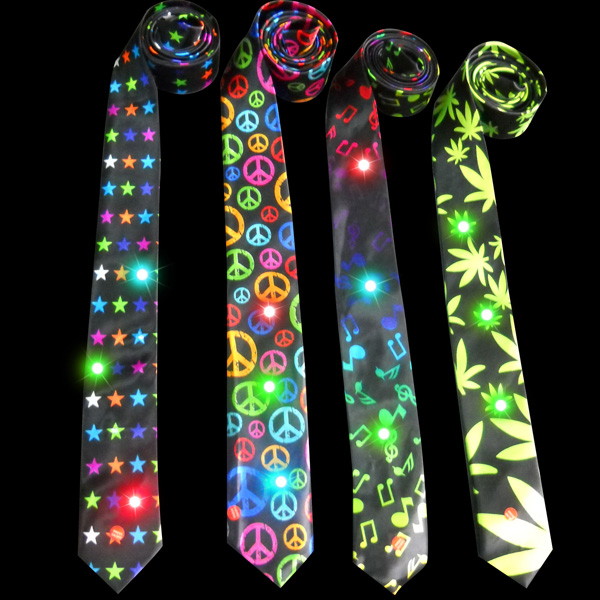 Cool Led Light Up Christmas Tie,Flashing Necktie - Buy Christmas Ties ...