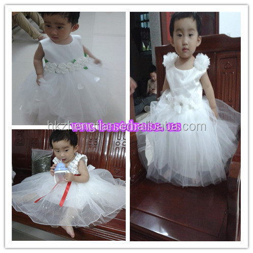 中国卸売childreningbestdress2014年アイボリーペチコート女の子のパーティードレスの婚礼問屋・仕入れ・卸・卸売り