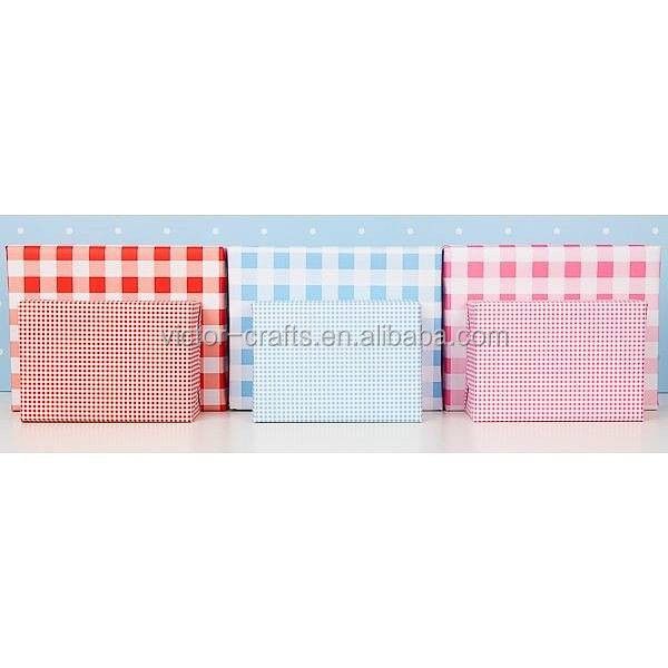 ビクター工芸卸売ギフト梱包c1sラッピングオリジナル紙ギンガムデザインギフト紙ロール仕入れ・メーカー・工場