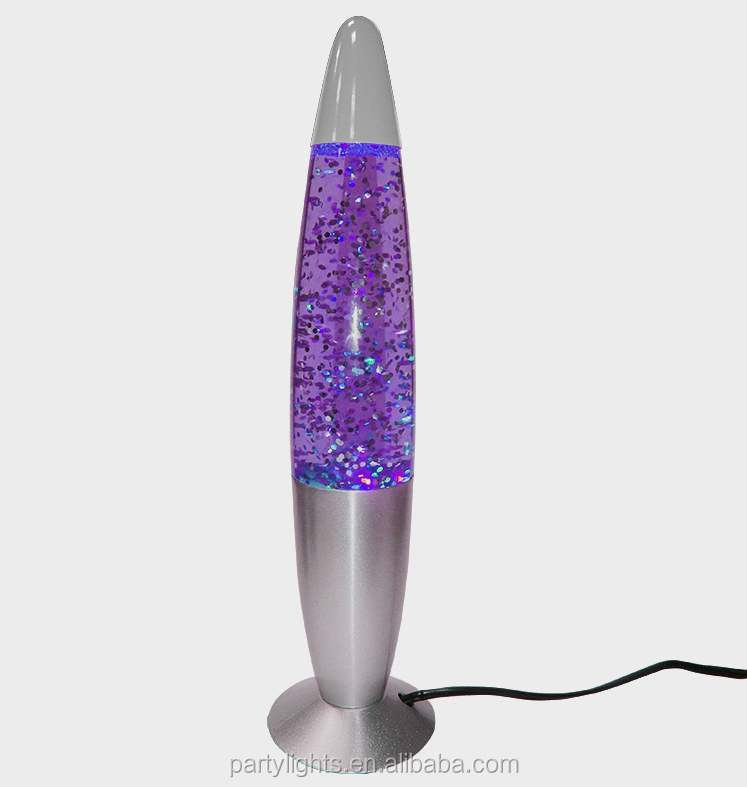 13 &quot;LED Knippert Drijvende Vloerstaande Grote Lava Lamp Glitter Lamp