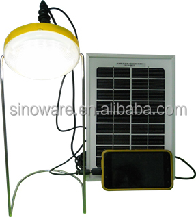 Led付きソーラーランプusb携帯電話充電器/2014年高品質ledソーラーランプ/太陽電池読書ランプ問屋・仕入れ・卸・卸売り