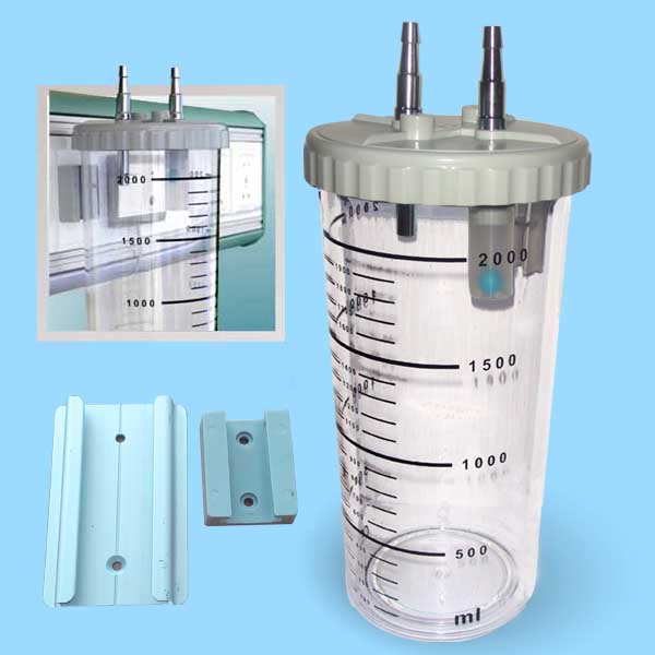 CE Wall Mounted Medical Suction Canister;Suction Jar;Suction Bottle