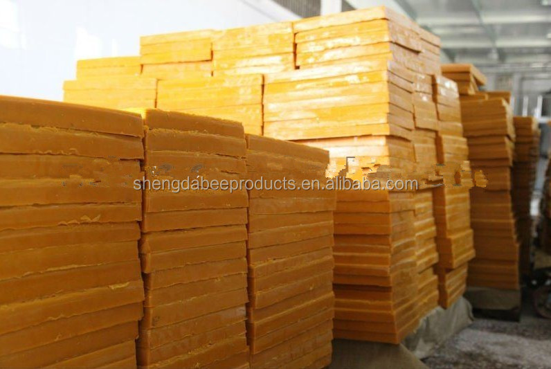 Bulk quantity yellow color beeswax granule for cosmetic