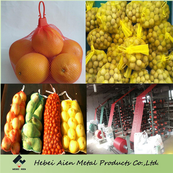 新しいプラスチック製のメッシュフルーツマテリア異なる色で仕入れ・メーカー・工場