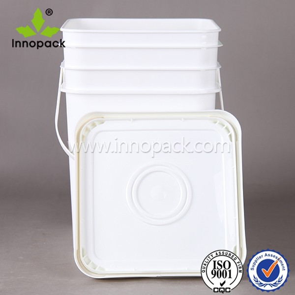 20リットル/ 5ガロン正方形ppプラスチックバケツ用パッキングと収納用法プラスチック油バケット仕入れ・メーカー・工場