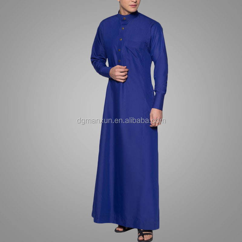 Muslim wear men jubah a slim fit muslim jubah 2016 new style islamic muslim men thobe