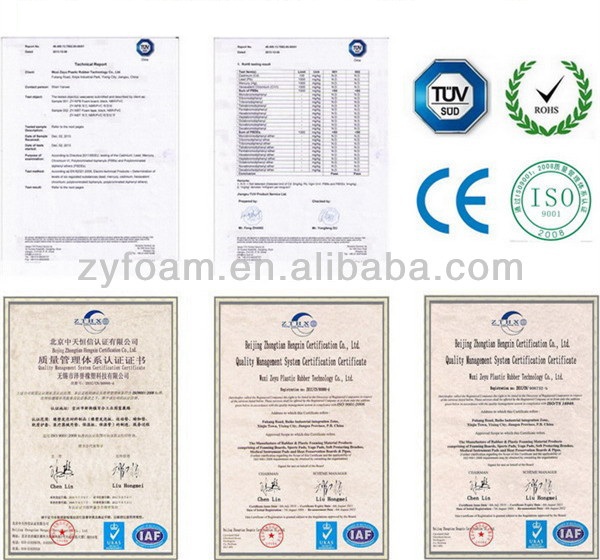 NBR/PVC rubber plastic foam heating insulation/waterproof rubber foam