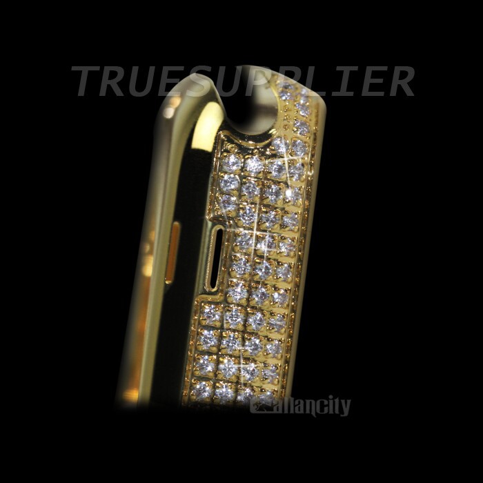 新しいデザイン白い金ハウジング用ダイヤモンドとプラチナカラー腕時計リンゴリンゴ用ウォッチゴールドハウジング仕入れ・メーカー・工場