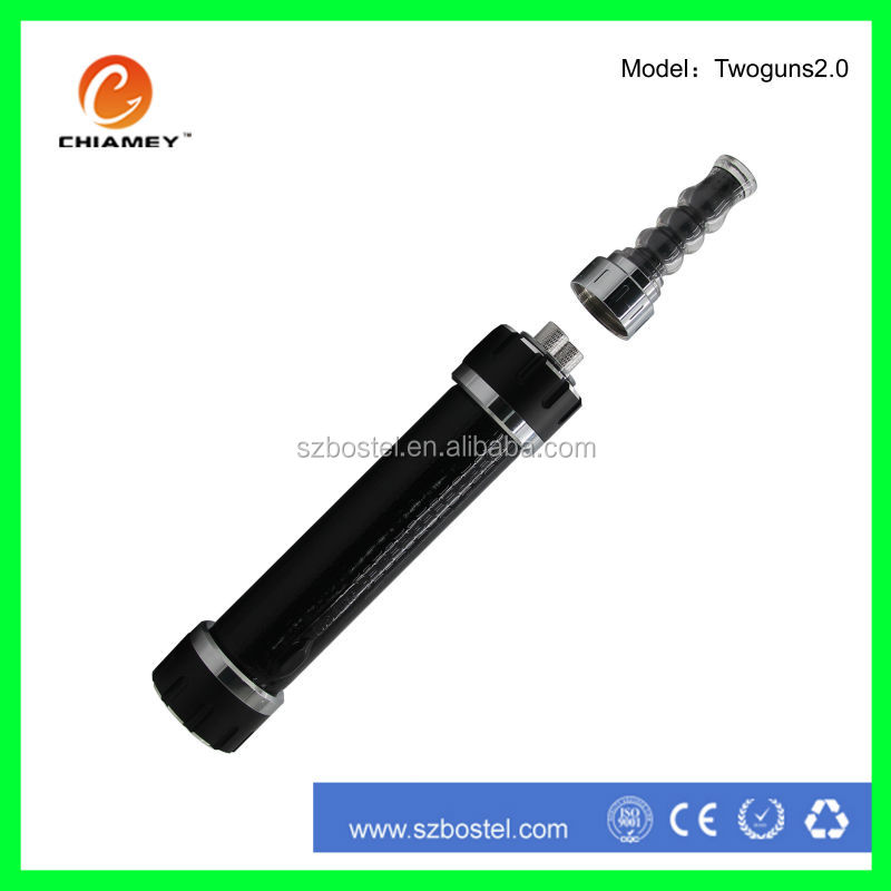 2014 New product TwoGuns 2.0 mods ecig for dry herb and wax vaporizer