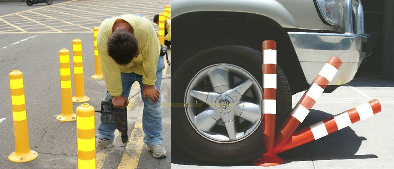 WB604 parking bollard pu flexible post問屋・仕入れ・卸・卸売り
