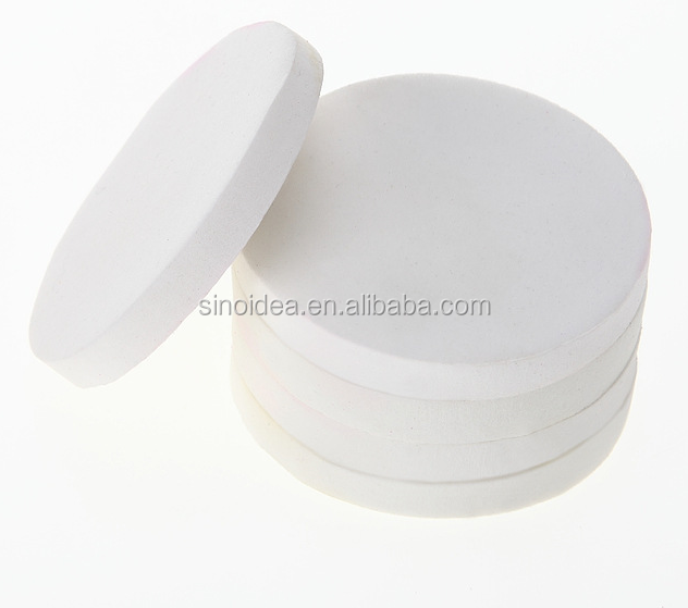 Natural Color Round Foam Sponge Makeup Applicators Buy Round Foam