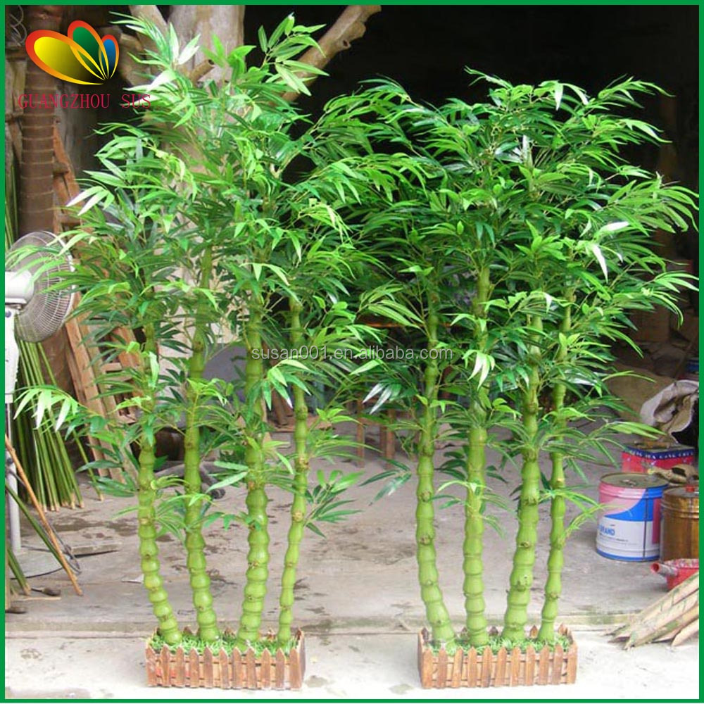 China Supplier Artificia Bamboo High Quality Plastic Artificial Bamboo