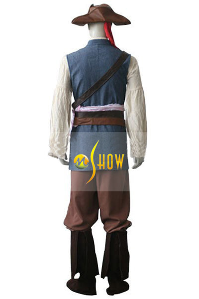 コスプレ衣装カリブの海賊キャプテンジャックスパロウハロウィーンパーティーコスプレ衣装販売のための問屋・仕入れ・卸・卸売り
