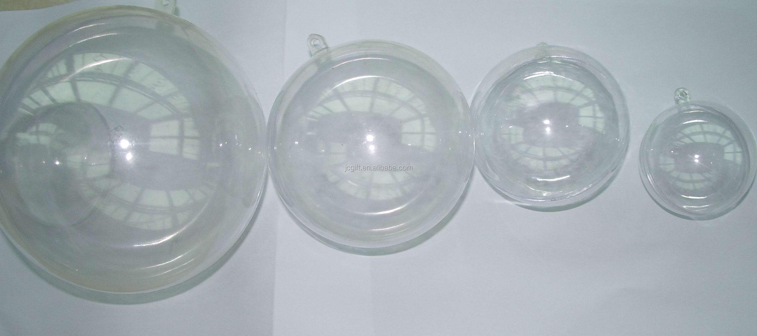 プラスチックclearchtistmas2014年オープンボール径。 6センチメートル、 10cm8cmと問屋・仕入れ・卸・卸売り