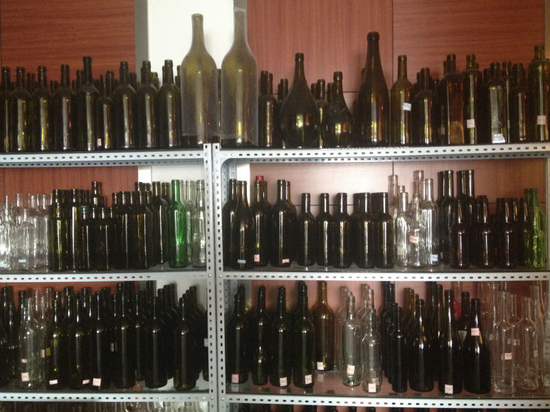 newest style wholesale empty champagne wine bottle for sale