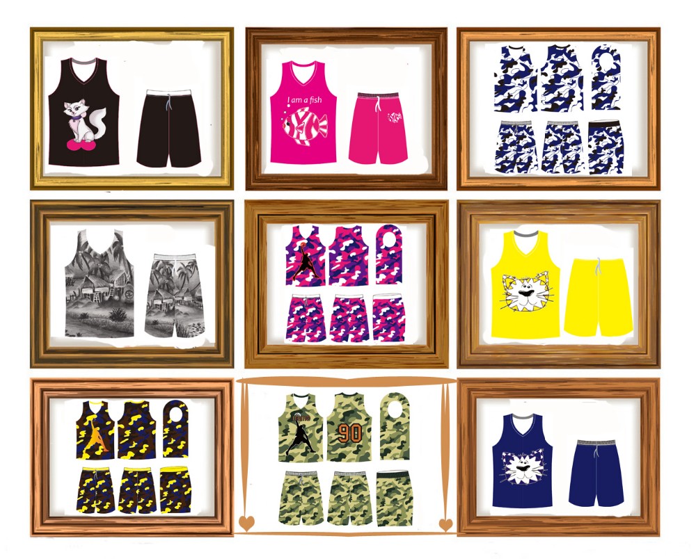 Source best basketball jersey design army green camo basketball