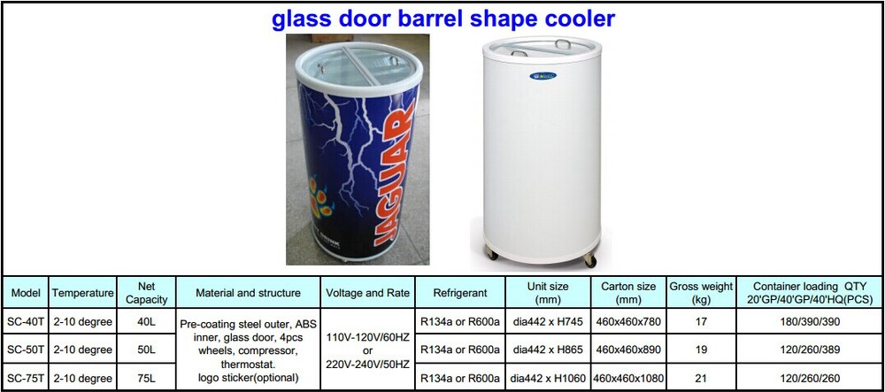 Commercial Round Barrel Beverage Party Can Cooler Price For Sale