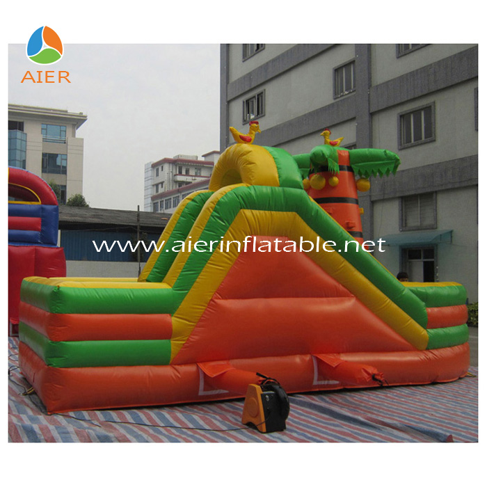 inflatable coconut tree slide for fun