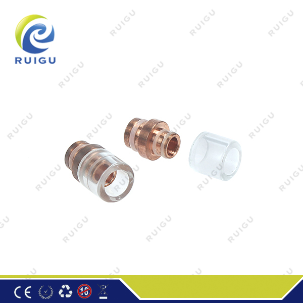 Short Wide Bore Cooper pyrex and brass pyrex 510 drip tips
