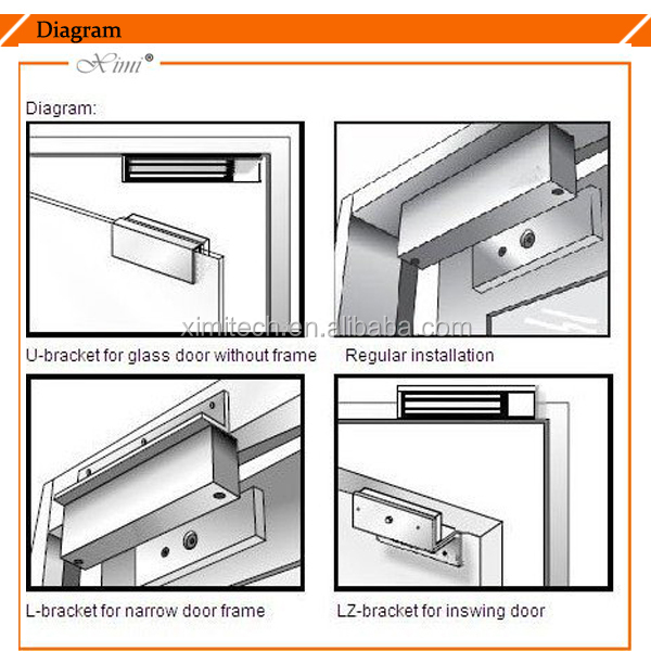Good Quality Strike Fail Security No And Fail Safe Nc Type Door