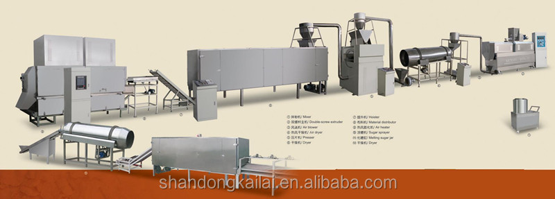 Frosted Nestle/Kelloggs Bulk Oats Cereal Corn Flakes Machine /breakfast cereal machine