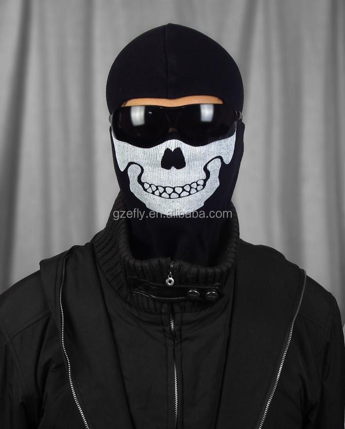 卸売スポーツコールオブデューティー幽霊の頭蓋骨オートバイのバイカーのフェイスマスク使い捨てフードバラクラバ問屋・仕入れ・卸・卸売り