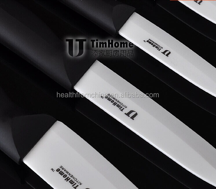 高品質のセラミックナイフセット、 インチ3''4'5''6''+peeler+hold8色ナイフセット問屋・仕入れ・卸・卸売り