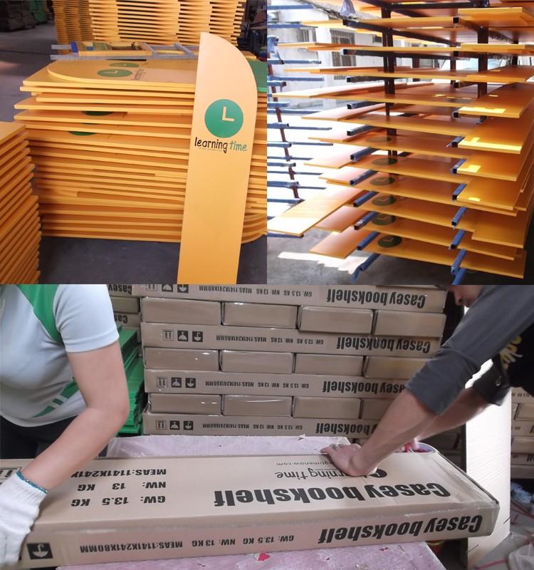 学校用家具ダブルフェイススチール製本棚/本棚仕入れ・メーカー・工場