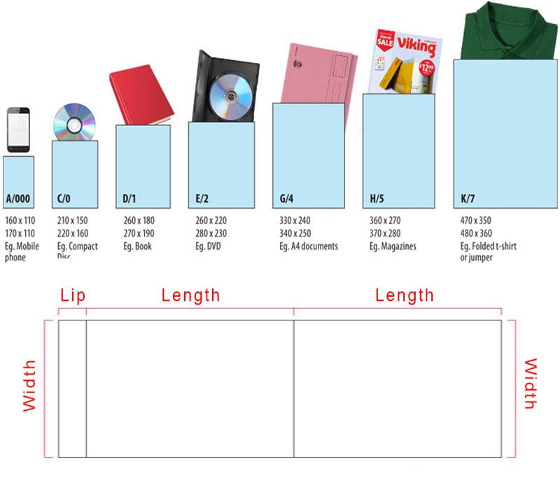 Poly Shipping Bag Sizes IUCN Water