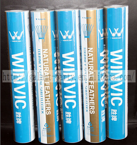 Class A Natural Goose Feather OEM Badminton Tournament Shuttlecock (12-pk)仕入れ・メーカー・工場