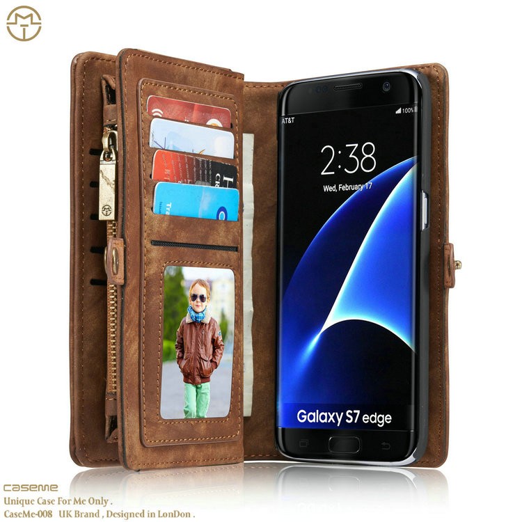 Mens Cell Phone Wallet For Samsung Galaxy S7 Edge Wallet With Cell Phone Pocket - Buy Mens Cell ...