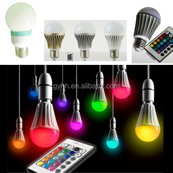 rgbled電球リモート制御された色の変化が率いる魔法の電球の装飾問屋・仕入れ・卸・卸売り