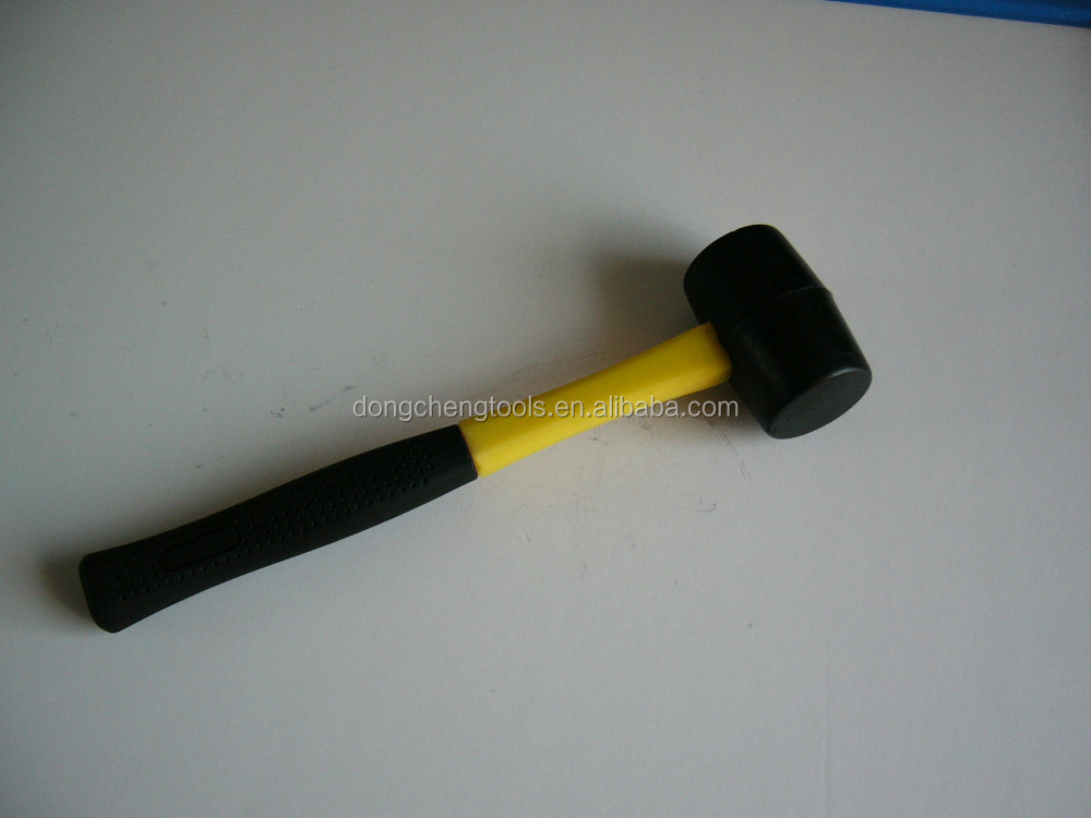 8oz 12oz rubber mallet hammer for export