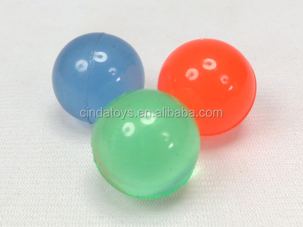 Cheap 20mm transparent Grind arenaceous mini glow in the dark rubber toys bouncing ball問屋・仕入れ・卸・卸売り