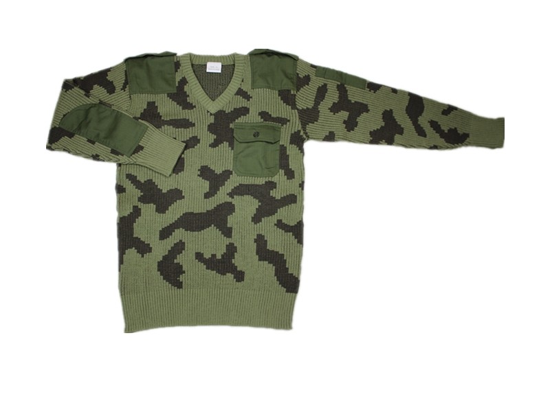 高品質ウール&アクリルvネック軍事セーター用男性仕入れ・メーカー・工場
