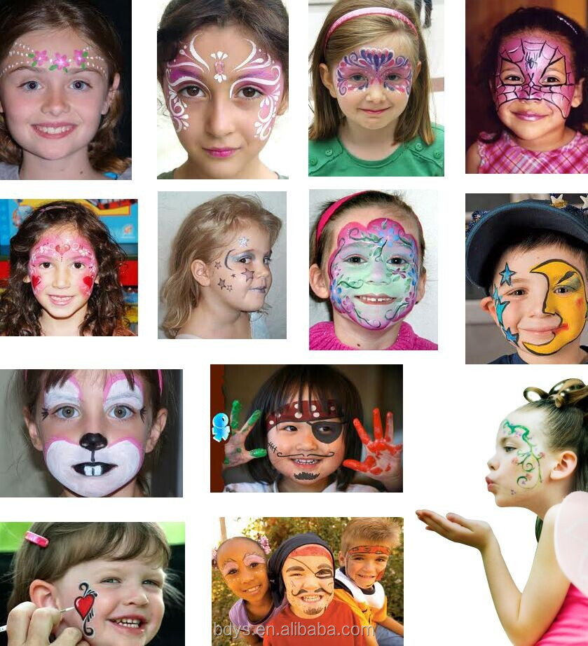 & party supplies,paint type and face use water based face paint