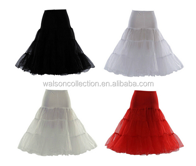 26inches 50s Retro Underskirt Swing Vintage Petticoat Fancy Net Skirt Rockabilly Tutu