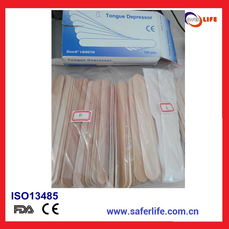 Medical Hot Product Doctor Wooden Tongue Depressor Flashlight Tongue