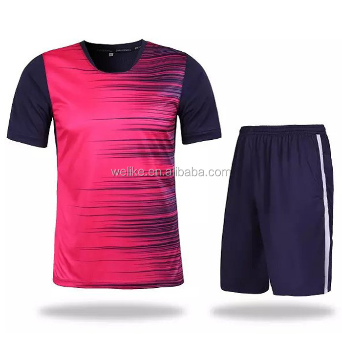 カスタム昇華したシャツとショーツタイ品質サッカージャージ卸売フットボールチーム均一仕入れ・メーカー・工場