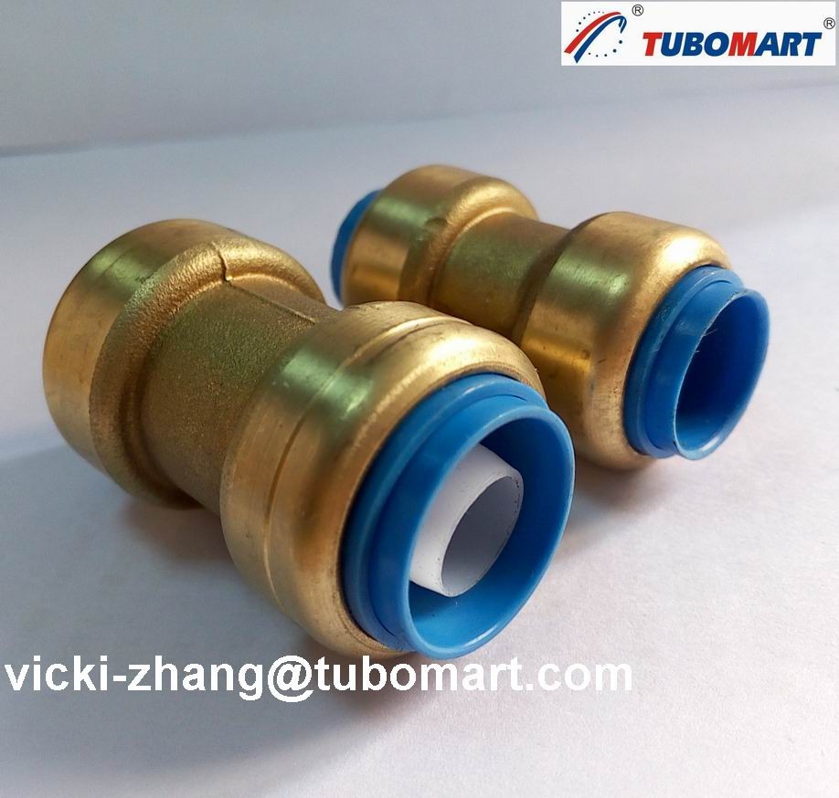 Push In Fitting Quick Connect Pex Fitting For Pex Pipe Pvc Pipe Copper