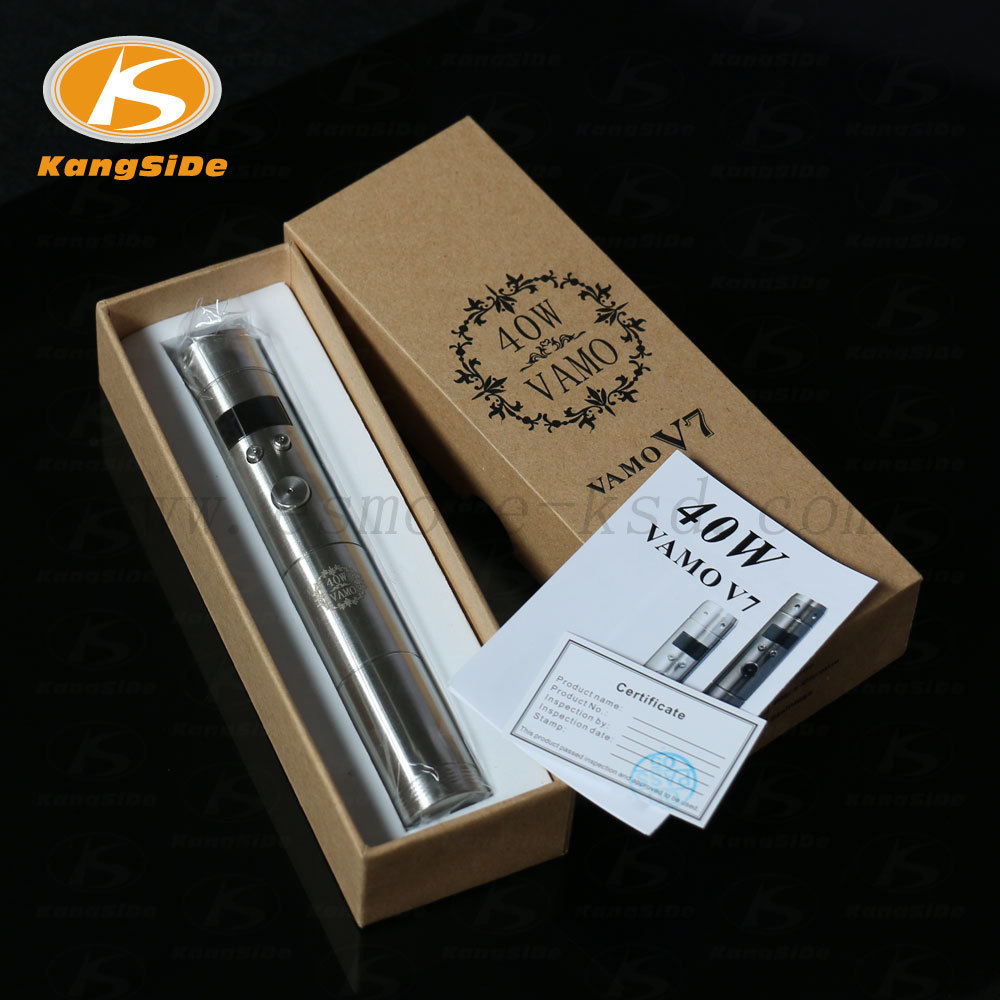 Alibaba china electronic vaporizer mod KSD 18650/18350 40watt vamo v7