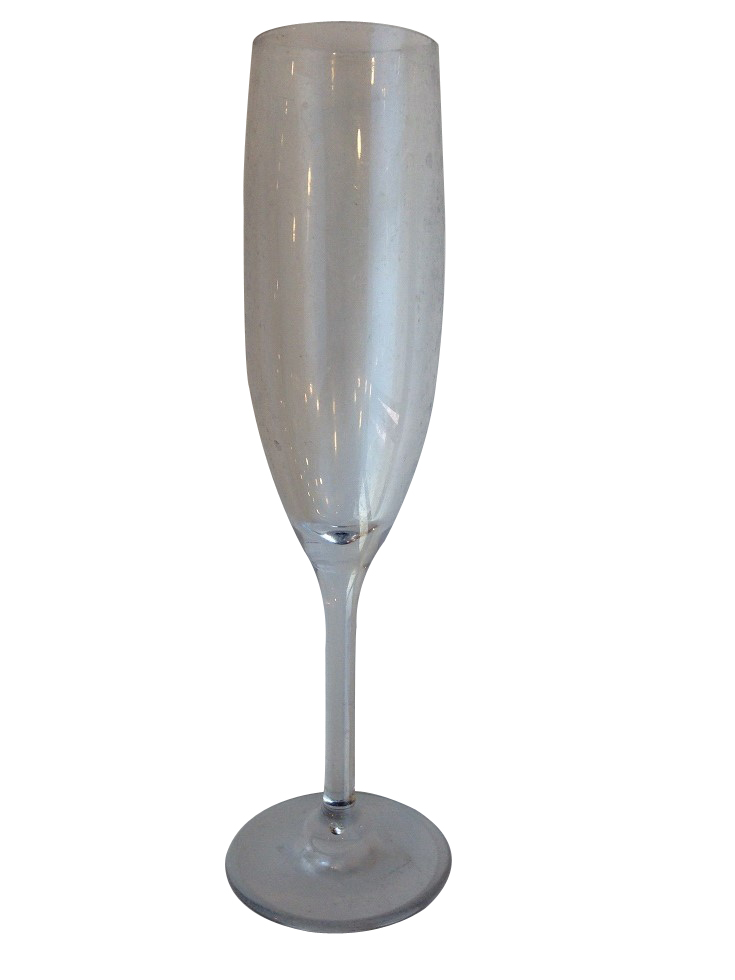 Factory Price 170ml 5.5oz. Clear Plastic Champagne Glass with customized logo