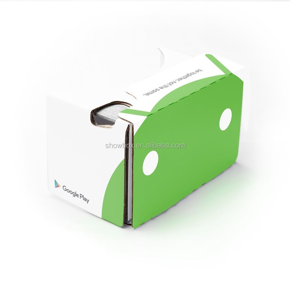 Christmas gift custom logo google cardboard VR 3D virtual reality headset (4).jpg