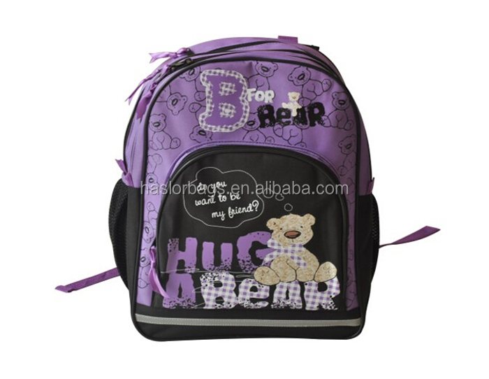 Latest wholesale children brand name bag for school