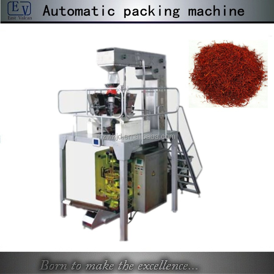 Automatic form fill seal saffron packing machine